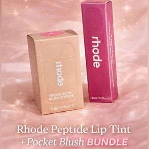 ✨ RHODE Makeup Duo – Lip Tint Rasberry Jelly + Pocket Blush in Juice Box✨NEW